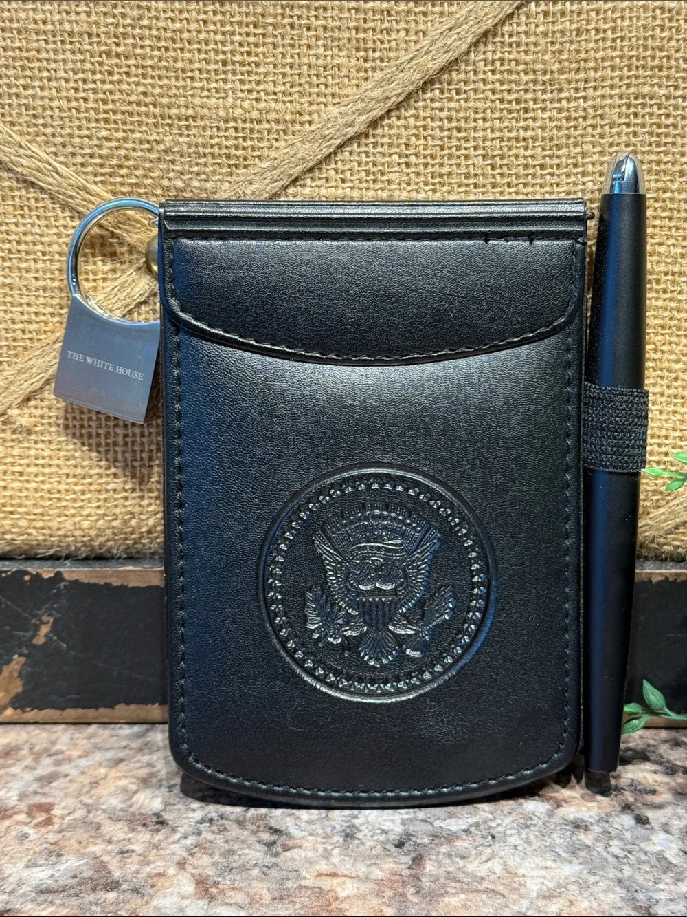 Pocket notepad with pen